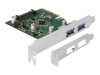 Delock USB-Adapter - PCIe 3.0 x4 Low-Profile
