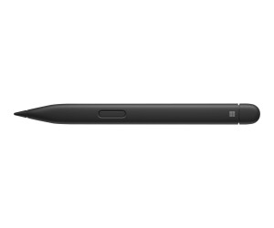 Microsoft Surface Slim Pen 2 - Aktiver Stylus - 2 Tasten - Bluetooth 5.0 - mattschwarz - für Surface Book, Book 2, Book 3, Go, Go 2, Go 3, Hub 2S 50", Hub 2S 85", Laptop, Laptop 2, Laptop 3, Laptop 4, Laptop Studio, Pro (Mid 2017)