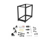 StarTech.com 19-Zoll Serverschrank - 18HE Laborgestell - Tiefenverstellbar 56 bis 102 cm, Tragfähigkeit 544kg - Dell PowerEdge HP ProLiant ThinkServer (4POSTRACK18U)