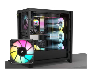 Corsair ICUE 4000D RGB Airflow Tempered Glass mid -tower Black - Tower - ATX