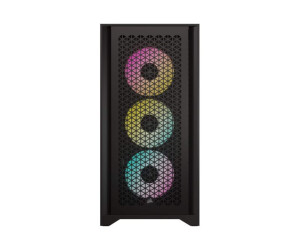 Corsair ICUE 4000D RGB Airflow Tempered Glass mid -tower Black - Tower - ATX