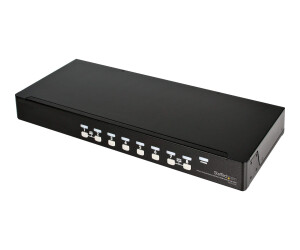 StarTech.com 8 Port USB / PS/2 KVM Switch mit OSD