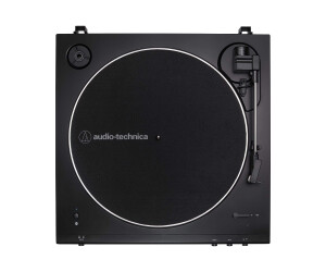 Audio -Technica AT -LP60XBT - audio record player with belt drive - fully automatic - black - aluminum - 33 1/3.45 RPM - 33 1/3.45 RPM