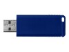 Verbatim Slider - USB-Flash-Laufwerk - 32 GB - USB 2.0 - Blau, Rot (Packung mit 2)