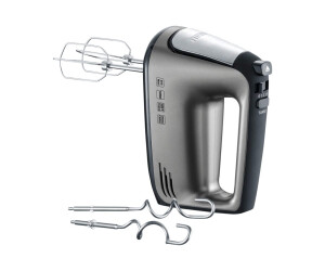 Severin HM 3832 - Hand mixer - 400 W - gray -metallic/black/stainless steel