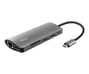 Trust Dalyx 7-in-1 USB-C Multiport Adapter - Dockingstation
