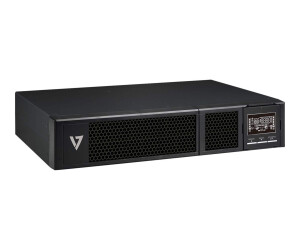 V7 UPS2URM1500DC -NC - UPS (mountable in rack/external) - ACCENTROM 200/208/230/240 V - 1500 Watt - 1500 VA - 1 -Phasig - 9 AH - Ethernet 10/100, RS -232, USB - Output connections: 8 - 2U - 48.3 cm (19 ")