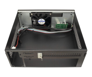 Inter-Tech IPC S21 - Mini-Server-Gehäuse - Mini-ITX - keine Spannungsversorgung (FlexATX)