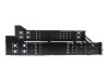 StarTech.com 3HE 19 tiefenverstellbare Universal Server Rack Schienen - Rack-Schiene - Schwarz - 3U - 48.3 cm (19")