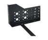 StarTech.com 3HE 19 tiefenverstellbare Universal Server Rack Schienen - Rack-Schiene - Schwarz - 3U - 48.3 cm (19")