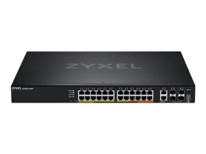 ZyXEL XGS2220 Series XGS2220-30HP - Switch - 24-Port GbE L3 Access, NebulaFLEX Cloud, mit 6 10G Uplink - managed - 16 x 10/100/1000 (PoE+)