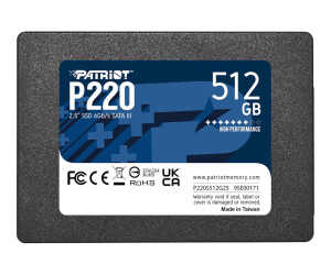 PATRIOT P220 - SSD - 512 GB - intern - 2.5&quot; (6.4 cm)