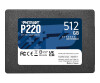 Patriot P220 - SSD - 512 GB - Intern - 2.5 "(6.4 cm)