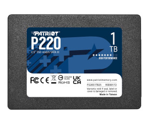 Patriot P220 - SSD - 1 TB - Intern - 2.5 &quot;(6.4 cm)
