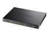 ZyXEL XGS2220 Series XGS2220-54HP - Switch - 48 Port GbE L3 Access, NebulaFLEX Cloud, mit 6 10G Uplink - managed - 40 x 10/100/1000 (PoE+)
