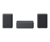 LG SPQ8 -S - rear canal speaker - for home cinema - 2.0 -channel - wireless - 140 watts (total)