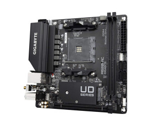Gigabyte A520i AC - 1.0 - Motherboard - Mini -ITX - Socket AMD A520 chipset - USB 3.2 Gen 1 - Gigabit LAN, Wi -Fi, Bluetooth - Onboard Grafik (CPU required)