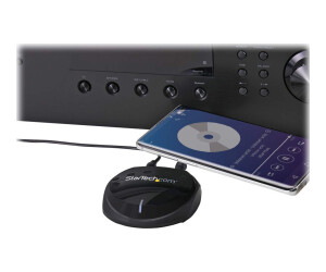 StarTech.com Bluetooth 5.0 Audio Receiver with NFC, Bluetooth Wireless Audio Adapter BT 5.0, 66ft (20m)