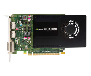 HP NVIDIA Quadro K2200 - Graphics cards - Quadro K2200 - 4 GB GDDR5 - PCIe 2.0 x16 - DVI, 2 x DisplayPort - Special Action - For Workstation Z240 (MT, Tower)
