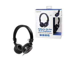 Logilink headphones - on -ear - wired