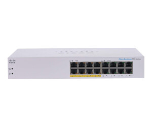 Cisco Business 110 Series 110-16PP - Switch - unmanaged -...