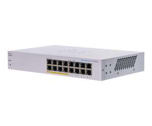 Cisco Business 110 Series 110-16PP - Switch - unmanaged -...