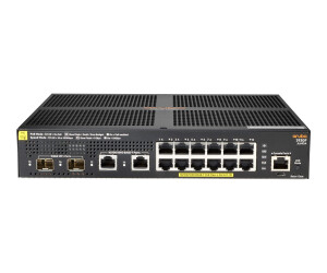 HPE Aruba 2930F 12G PoE+ 2G/2SFP+ - Switch - L3 - managed...