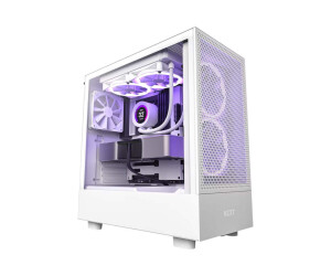 NZXT H Series H5 Flow - Mid Tower - E -ATX - side part...