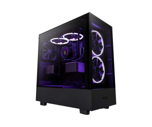 NZXT H Series H5 Elite - Mid Tower - E -ATX - side part...