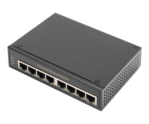 DIGITUS 8 Port Gigabit Ethernet Netzwerk...