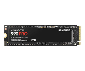 Samsung 990 Pro MZ -V9P1T0BW - SSD - encrypted - 1 TB -...