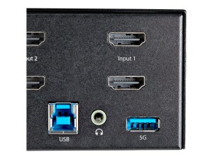 StarTech.com 2-Port Dual Monitor HDMI KVM-Switch - 4K...