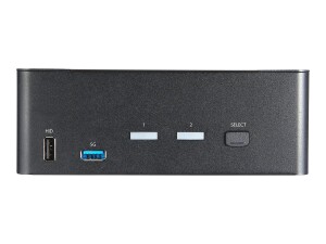StarTech.com 2-Port Dual Monitor HDMI KVM-Switch - 4K...