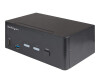 StarTech.com 2-Port Dual Monitor HDMI KVM-Switch - 4K 60Hz UHD HDR - Desktop 4K HDMI 2.0 KVM-Switch mit 2-Port USB 3.0 Hub (5 Gbit/s)