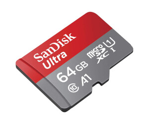 Sandisk Ultra-Flash memory card (Microsdxc-A-SD adapter included)