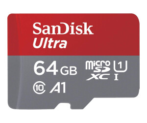 SanDisk Ultra - Flash-Speicherkarte (microSDXC-an-SD-Adapter inbegriffen)