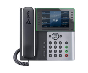 Poly Edge E550 - VoIP-Telefon mit Rufnummernanzeige/Anklopffunktion
