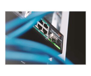 DIGITUS Industrial 8-Port Gigabit PoE Switch, Unmanaged,...