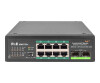 Digitus Industrial 8-Port Gigabit Poe Switch, Unmanaged, 2 uplinks