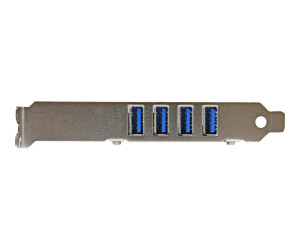 StarTech.com 4 Port PCI Express USB 3.0 SuperSpeed Schnittstellenkarte mit UASP