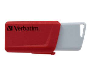 Verbatim Store N Click - USB flash drive - 32 GB - USB 3.2 Gen 1 - blue, red (pack with 2)
