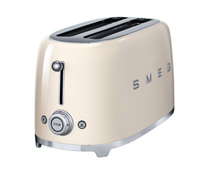 SMEG 50s Style TSF02Creu - Toaster - 4 disc