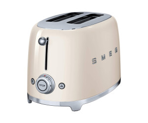 SMEG 50s Style TSF01CREU - Toaster - 2 Scheibe