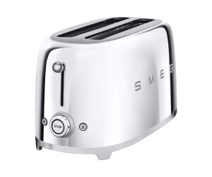 SMEG 50s Style TSF02SSEU - Toaster - 4 Scheibe