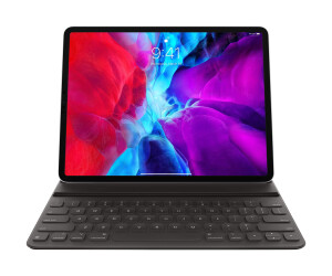 Apple Smart - Tastatur und Foliohülle - Apple Smart connector - QWERTY - International Englisch - für 12.9-inch iPad Pro (3. Generation, 4. Generation, 5. Generation, 6. Generation)