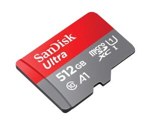 Sandisk Ultra-Flash memory card (Microsdxc-A-SD adapter included)