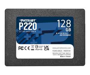 Patriot P220 - SSD - 128 GB - Intern - 2.5 "(6.4 cm)