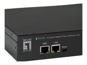 LevelOne IPS-1201E - Stromverteilungseinheit - Wechselstrom 200 V - Ethernet - Ausgangsanschlüsse: 12 (12 x IEC 60320 C13)