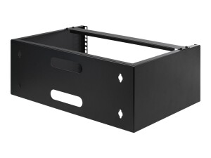 StarTech.com 4HE Wandmontage Rack - 19 Zoll Wandmontage-Netzwerk-Rack - 35cm tief (Low Profile)