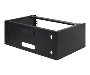 Startech.com 4he wall mounting rack - 19 inch wall mounting network rack - 35cm deep (low profile)